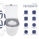 Унітаз підлоговий Qtap Freedom інклюзивний Rimless безобідковий з сидінням Soft-close WHITE QT22226098W Унітаз підлоговий Qtap Freedom інклюзивний Rimless безобідковий з сидінням Soft-close WHITE QT22226098W