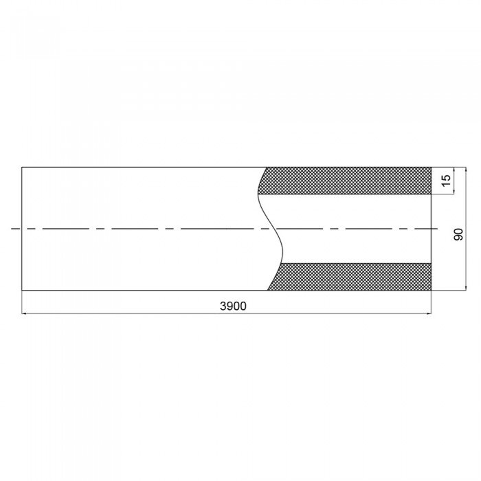 Труба PPR Blue Ocean 90х15,0