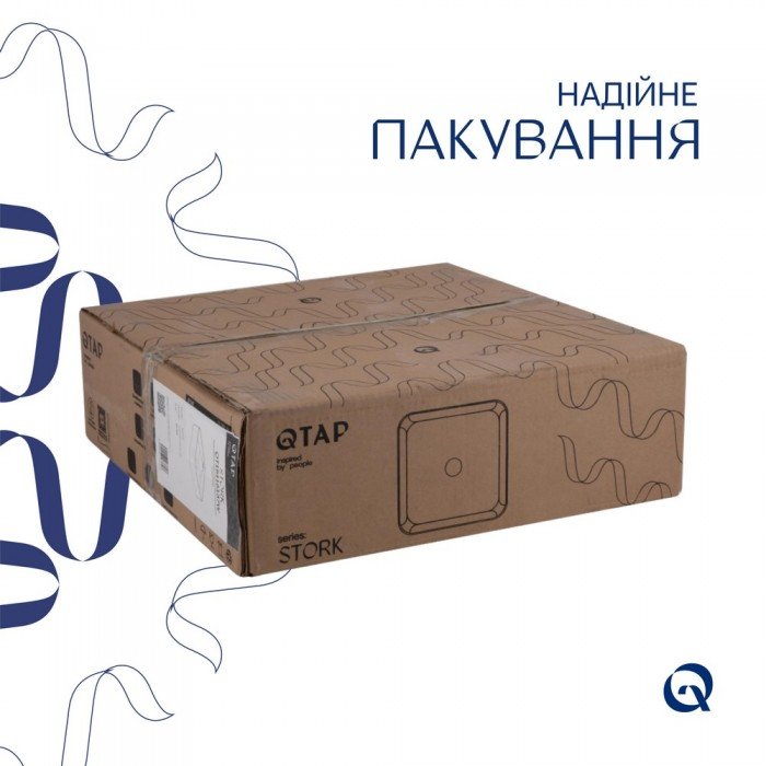 Раковина-чаша Qtap Stork 430x430x125 White QT15116137W Раковина-чаша Qtap Stork 430x430x125 White QT15116137W