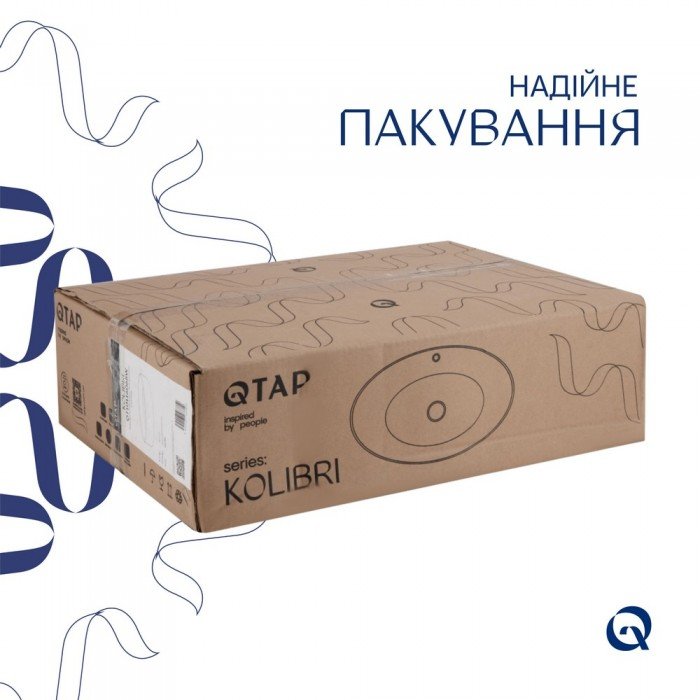 Раковина-чаша Qtap Kolibri 500x360x140 White QT10116065W