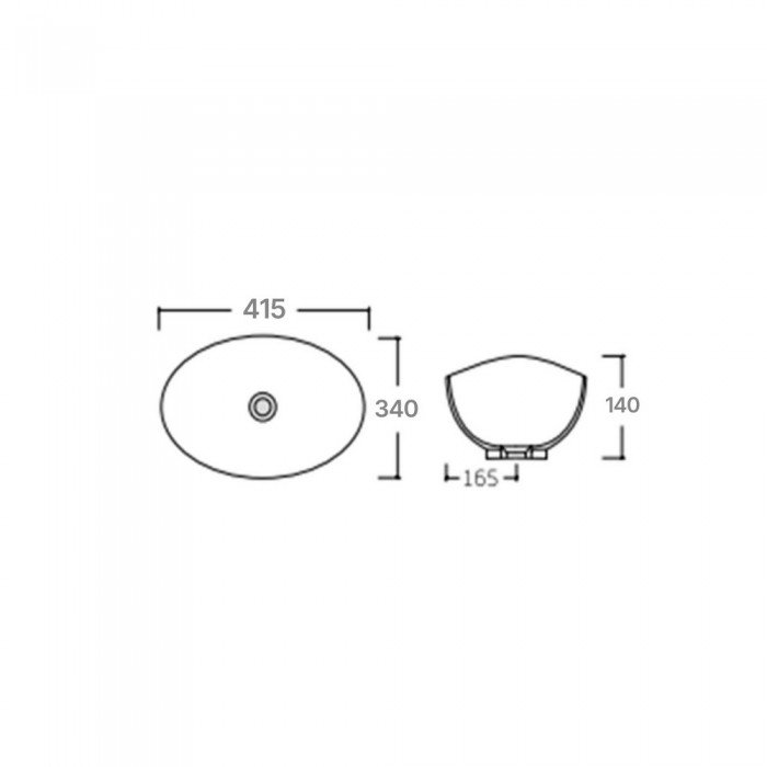 Раковина-чаша Qtap Dove 415x340x140 White QT06116062AW Раковина-чаша Qtap Dove 415x340x140 White QT06116062AW