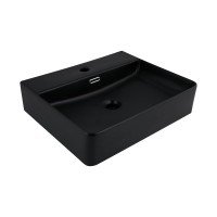 Раковина Qtap Nando LT 500х420х130 Matt black QT12116146AMB Раковина Qtap Nando LT 500х420х130 Matt black QT12116146AMB