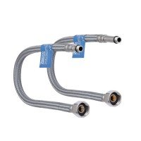 Шланг для подключения смесителя Thermo Alliance Standart (пара) 60 см NYLON M10x1/2"В TAS386W60