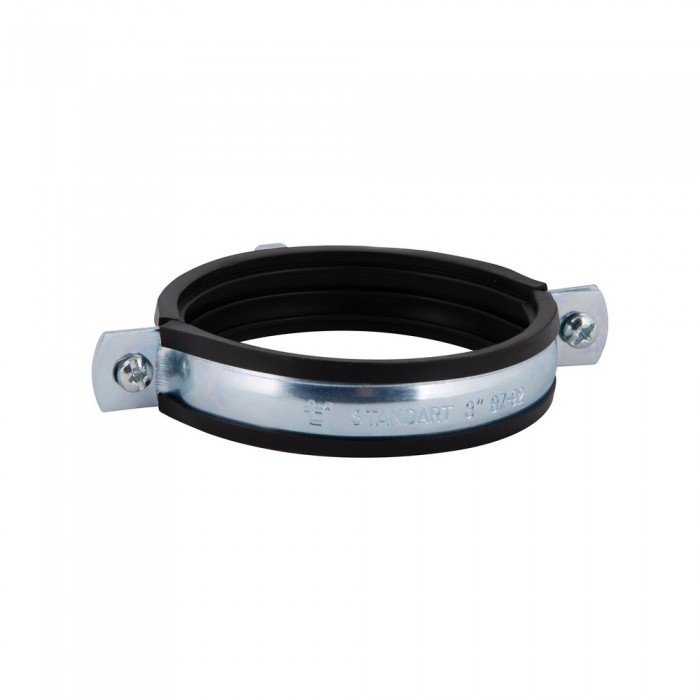 Хомут Thermo Alliance Standart 3" с черной резиной (D87-92 мм) SD10076B