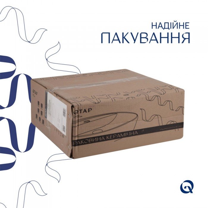 Раковина-чаша Qtap Owl 400х400х155 White QT1911K53WN Раковина-чаша Qtap Owl 400х400х155 White QT1911K53WN