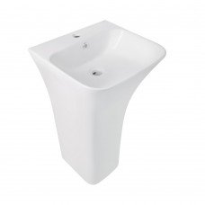Раковина для підлоги моноблок Qtap Crow 445x420x840 White QT0511G315WN