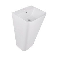 Раковина напольная моноблок Qtap Tern 440х380х830mm White QT1711G302WN