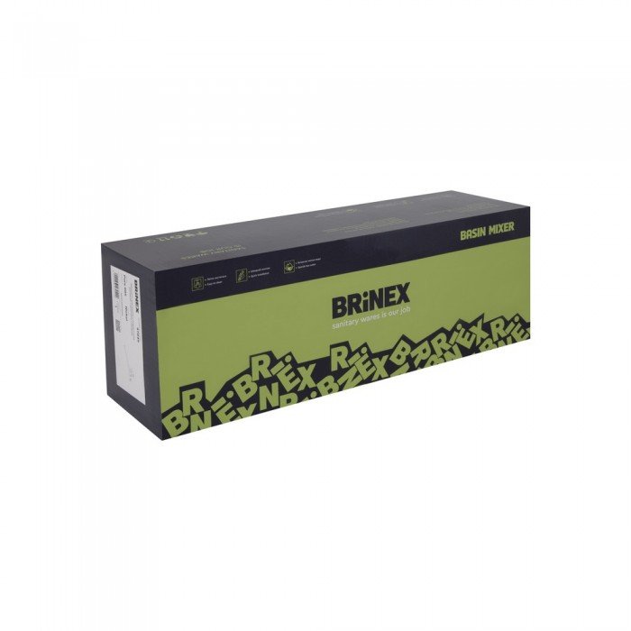 Смеситель для ванны Brinex Pure 005 с длинным поворотным изливом (с душевым гарнитуром) Nickel BRIPUR005NKL Смеситель для ванны Brinex Pure 005 с длинным поворотным изливом (с душевым гарнитуром) Nickel BRIPUR005NKL