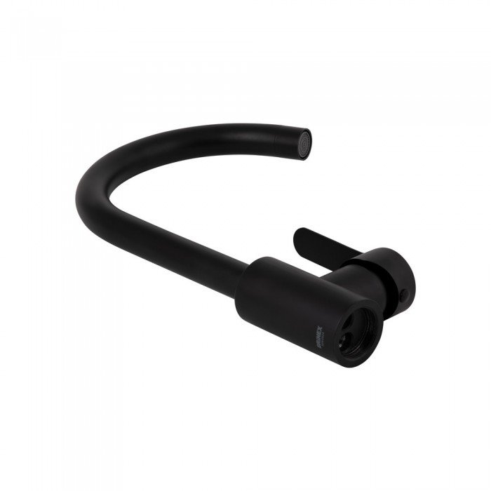 Смеситель для кухни Brinex Pure 015F U-образный  Black Matt BRIPUR015FBLM Смеситель для кухни Brinex Pure 015F U-образный  Black Matt BRIPUR015FBLM