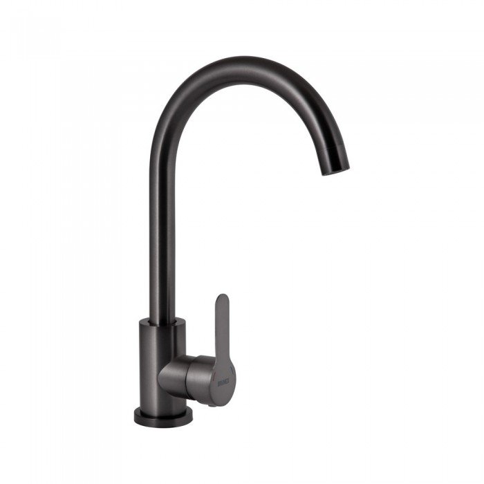 Смеситель для кухни U-образный Brinex Pure 015F U-образный  Graphite BRIPUR015FGRP Смеситель для кухни U-образный Brinex Pure 015F U-образный  Graphite BRIPUR015FGRP