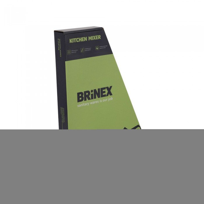 Смеситель для кухни U-образный Brinex Pure 015F U-образный  Chrome BRIPUR015FCRM Смеситель для кухни U-образный Brinex Pure 015F U-образный  Chrome BRIPUR015FCRM