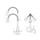 Змішувач для кухні Brinex Pure 015F41 з гнучким виливом   Nickel BRIPUR015F41NKL Змішувач для кухні Brinex Pure 015F41 з гнучким виливом   Nickel BRIPUR015F41NKL