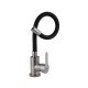 Смеситель для кухни Brinex Pure 015F3 с гибким изливом   Nickel/Black BRIPUR015F3NKB Смеситель для кухни Brinex Pure 015F3 с гибким изливом   Nickel/Black BRIPUR015F3NKB