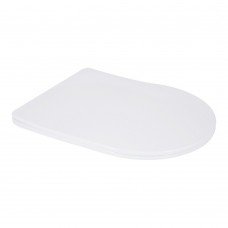 Qtap Сиденье для унитаза Grand с микролифтом Slim Duroplast, Quick Release White