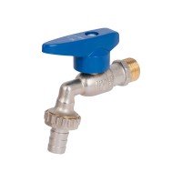 Кран шаровой поливочный Icma 598 1/2"Н (с антизамерзанием) ручка алюминиевая