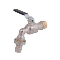 Кран шаровой поливочный Icma 599 3/4"Н (с антизамерзанием) стальной рычаг