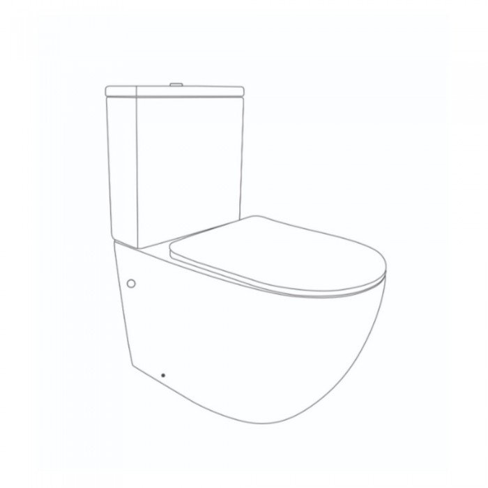 Унитаз напольный Qtap Jay Ultra Quiet с сидением Soft-close 640x360x835 мм QT07222175TW White Унитаз напольный Qtap Jay Ultra Quiet с сидением Soft-close 640x360x835 мм QT07222175TW White