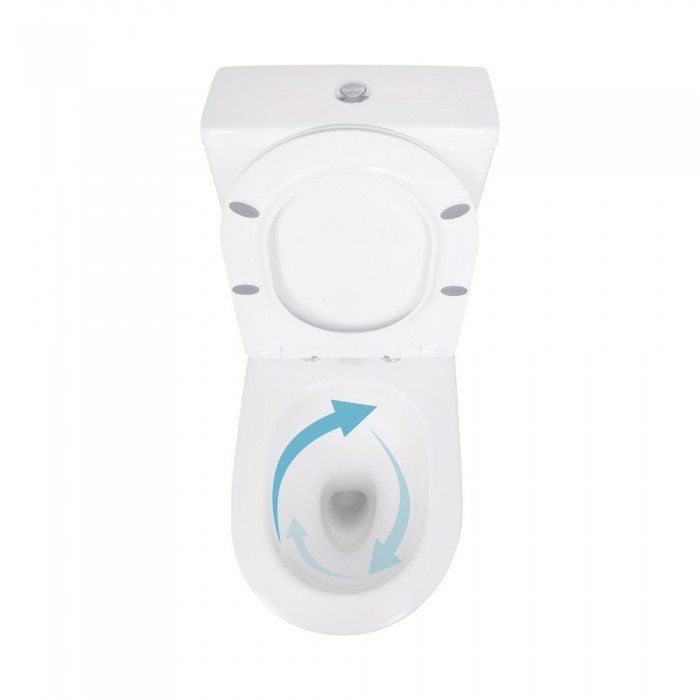 Унитаз напольный Qtap Jay Ultra Quiet с сидением Soft-close 640x360x835 мм QT07222175TW White Унитаз напольный Qtap Jay Ultra Quiet с сидением Soft-close 640x360x835 мм QT07222175TW White