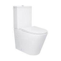 Унитаз напольный Qtap Swan Ultra Quiet с сидением Soft-close 640x360x835 мм QT16222182TW White