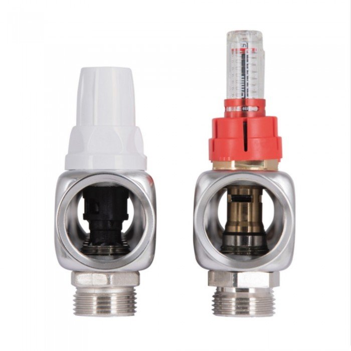 Коллектор с расходомерами (нерж.) 1"х8 Icma № К073