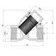 Фильтр грубой очистки Thermo Alliance Forte 1/2"ВВ никель для воды косой TAF124W15