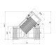 Фільтр Thermo Alliance Standart для газу 1/2"ВВ нікель, косий TAS125G15 Фільтр Thermo Alliance Standart для газу 1/2"ВВ нікель, косий TAS125G15