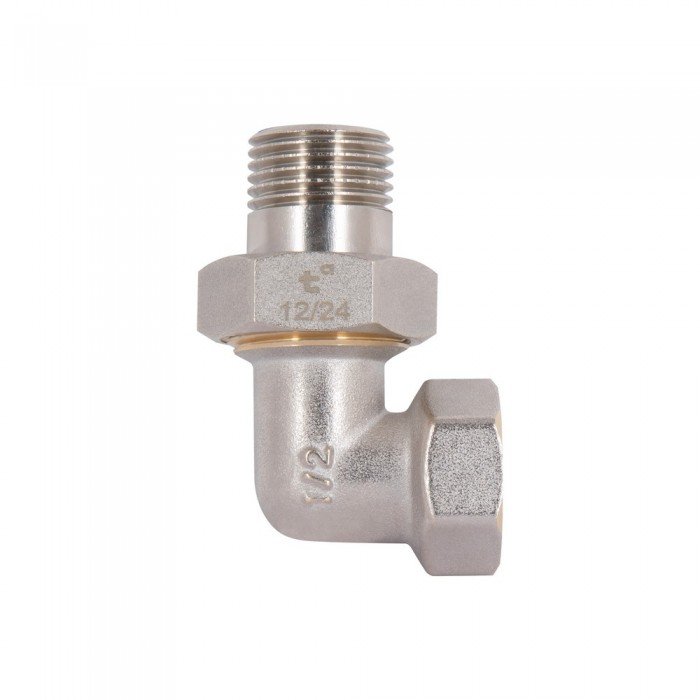 Сгон-американка Thermo Alliance Standart 1/2"ВН никель, угловой TAS191W15