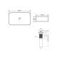 Комплект Qtap Tern: Раковина накладная прямоугольная 610x350x135 мм WHITE + Донный клапан PU02 Комплект Qtap Tern: Раковина накладная прямоугольная 610x350x135 мм WHITE + Донный клапан PU02