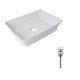 Комплект Qtap Virgo: Раковина накладная прямоугольная 490х350х110 мм White + Донный клапан PU02 Комплект Qtap Virgo: Раковина накладная прямоугольная 490х350х110 мм White + Донный клапан PU02