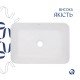 Комплект Qtap Virgo: Раковина накладная прямоугольная 490х350х110 мм White + Донный клапан PU02 Комплект Qtap Virgo: Раковина накладная прямоугольная 490х350х110 мм White + Донный клапан PU02