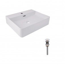 Комплект Qtap Nando LT: Раковина подвесная прямоугольная 500х420х130 мм White + Донный клапан PU02O Комплект Qtap Nando LT: Раковина подвесная прямоугольная 500х420х130 мм White + Донный клапан PU02O
