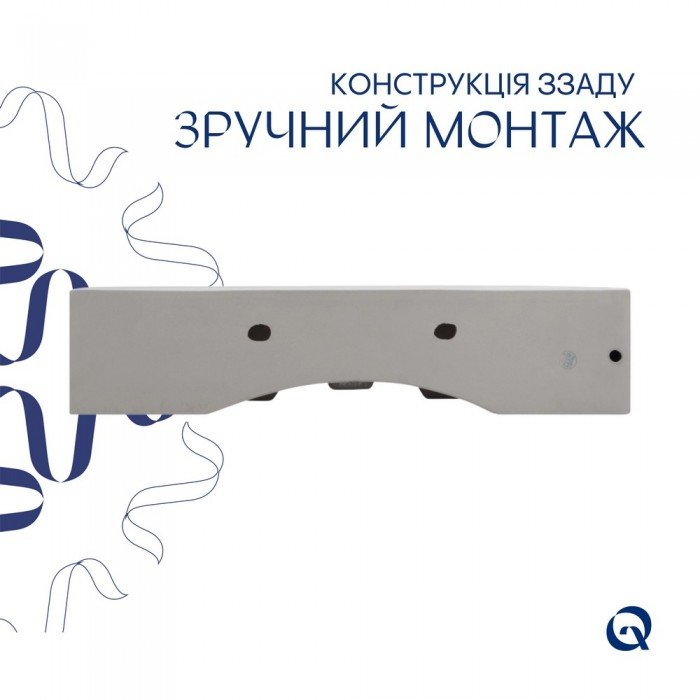 Комплект Qtap Nando LT: Раковина подвесная прямоугольная 610х420х140 мм White + Донный клапан PU02O Комплект Qtap Nando LT: Раковина подвесная прямоугольная 610х420х140 мм White + Донный клапан PU02O