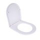 Qtap Сиденье для унитаза напольного (Dove) 425×363×30 мм, White, с микролифтом Slim Duroplast, Quick Release QT06228380BW3 Qtap Сиденье для унитаза напольного (Dove) 425×363×30 мм, White, с микролифтом Slim Duroplast, Quick Release QT06228380BW3