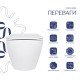 Унитаз подвесной Qtap Jay безободковый с сиденьем Soft-close QT07335175W Унитаз подвесной Qtap Jay безободковый с сиденьем Soft-close QT07335175W