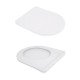 Унитаз подвесной Qtap Jay безободковый с сиденьем Soft-close QT07335175W Унитаз подвесной Qtap Jay безободковый с сиденьем Soft-close QT07335175W