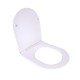 Qtap Сиденье для унитаза  (Robin 520,660, Scorpio 520,660) 460x362x50 мм, White, с микролифтом, Slim Duroplast, Quick Release QTSC179W47351
