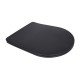 Qtap Сиденье для унитаза (Robin 660, Scorpio 520,660) 460x362x50 мм, Matt Black, с микролифтом, Slim Duroplast, Quick Release QTSC179MB47352