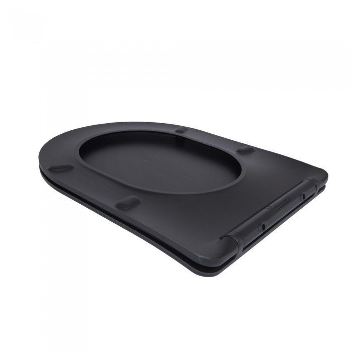 Qtap Сиденье для унитаза (Robin 660, Scorpio 520,660) 460x362x50 мм, Matt Black, с микролифтом, Slim Duroplast, Quick Release QTSC179MB47352