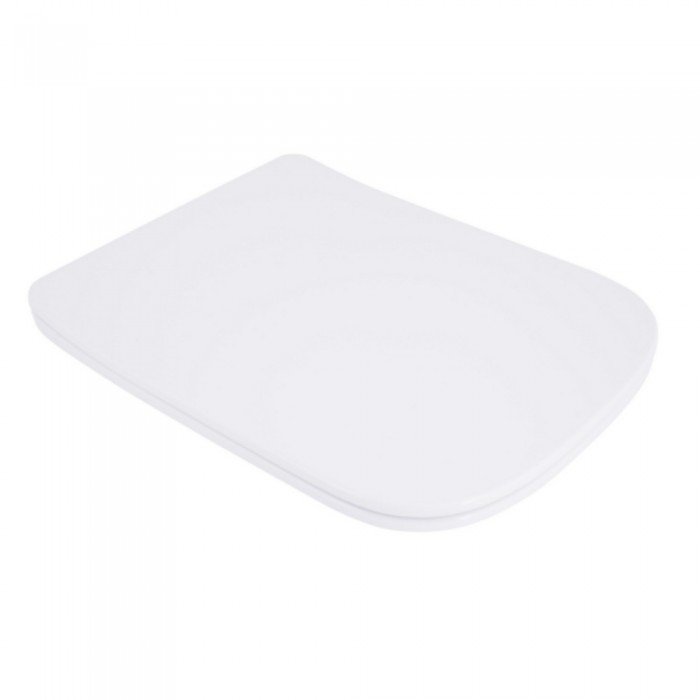 Qtap Сиденье для унитаза (Tern 490,520,610) 435x344x50 мм, White, с микролифтом, Slim Duroplast, Quick Release QTSC179W47353