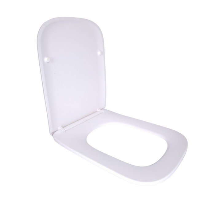 Qtap Сиденье для унитаза (Tern 490,520,610) 435x344x50 мм, White, с микролифтом, Slim Duroplast, Quick Release QTSC179W47353