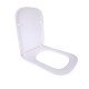 Qtap Сиденье для унитаза (Tern 490,520,610) 435x344x50 мм, White, с микролифтом, Slim Duroplast, Quick Release QTSC179W47353