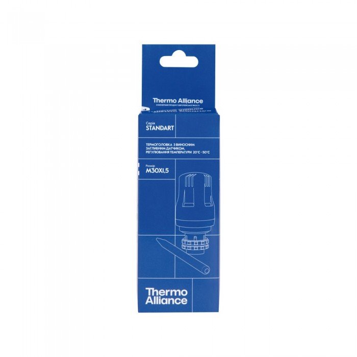 Термоголовка Thermo Alliance Standart М30х1,5 (20-50℃) с выносным датчиком TAS34150