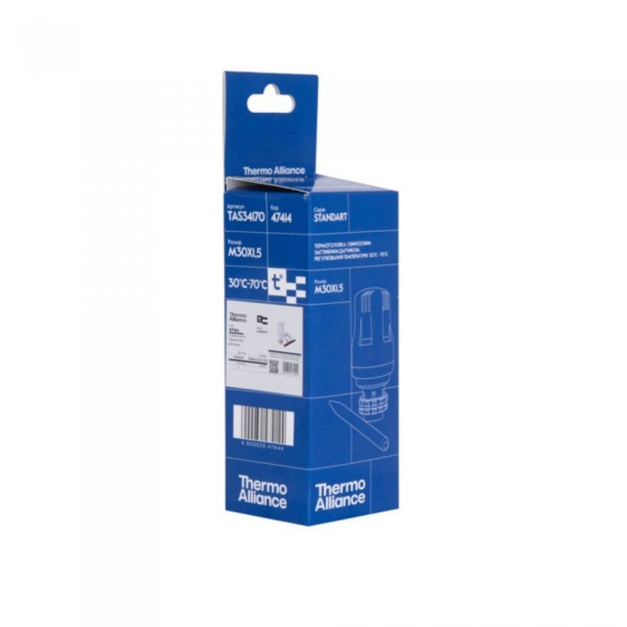 Термоголовка Thermo Alliance Standart М30х1,5 (30-70℃) с выносным датчиком TAS34170