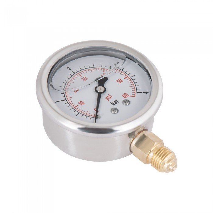 Манометр с глицерином Thermo Alliance Forte 4 бар, 1/4"Н, нижнее подключение TAF170G4B