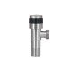 Кран угловой Thermo Alliance Standart 1/2"НН нерж., с керам. буксой TAS345W1515SS