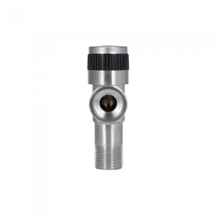 Кран угловой Thermo Alliance Standart 1/2"Нх3/4"Н нерж., с керам. буксой TAS345W1520SS