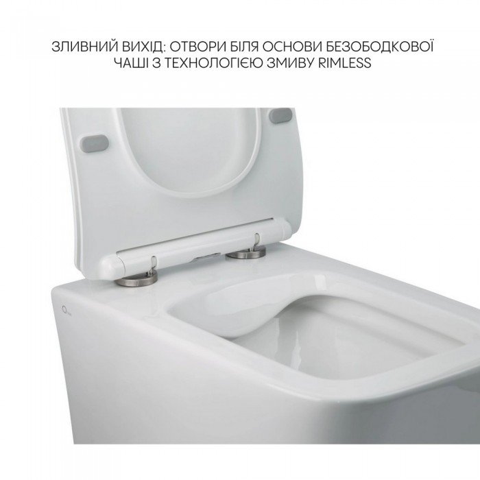 Комплект Qtap Crow 2 в 1: унітаз підвісний Rimless + біде підвісне