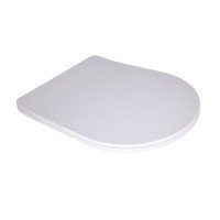 Qtap Сиденье для унитаза напольного (Grand) 560×363×30 мм, White, с микролифтом, Slim Duroplast, Quick Release QT26228301W3