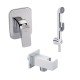 Комплект для душу Qtap Namesti Chrome: Змішувач для душу QTNAM6025102NC + Гігієнічний набір QTSETCRMA021 + Підключення QTCRMBH130 Комплект для душу Qtap Namesti Chrome: Змішувач для душу QTNAM6025102NC + Гігієнічний набір QTSETCRMA021 + Підключення QTCRMBH130