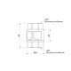 Обратный клапан Thermo Alliance Standart с латунным штоком 3/4"ВВ усиленный TAS246W20